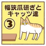 幅狭爪研ぎとキャッツ達③