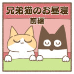 兄妹猫のお昼寝：前編